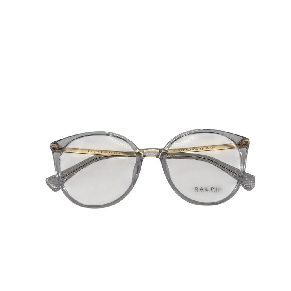 Ralph Lauren Eyeglasses Clear Gold RA7145U 5002 Designer Frames Glasses